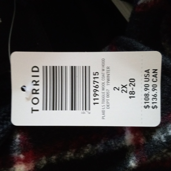 Torrid winter peg jacket - Picture 5 of 5